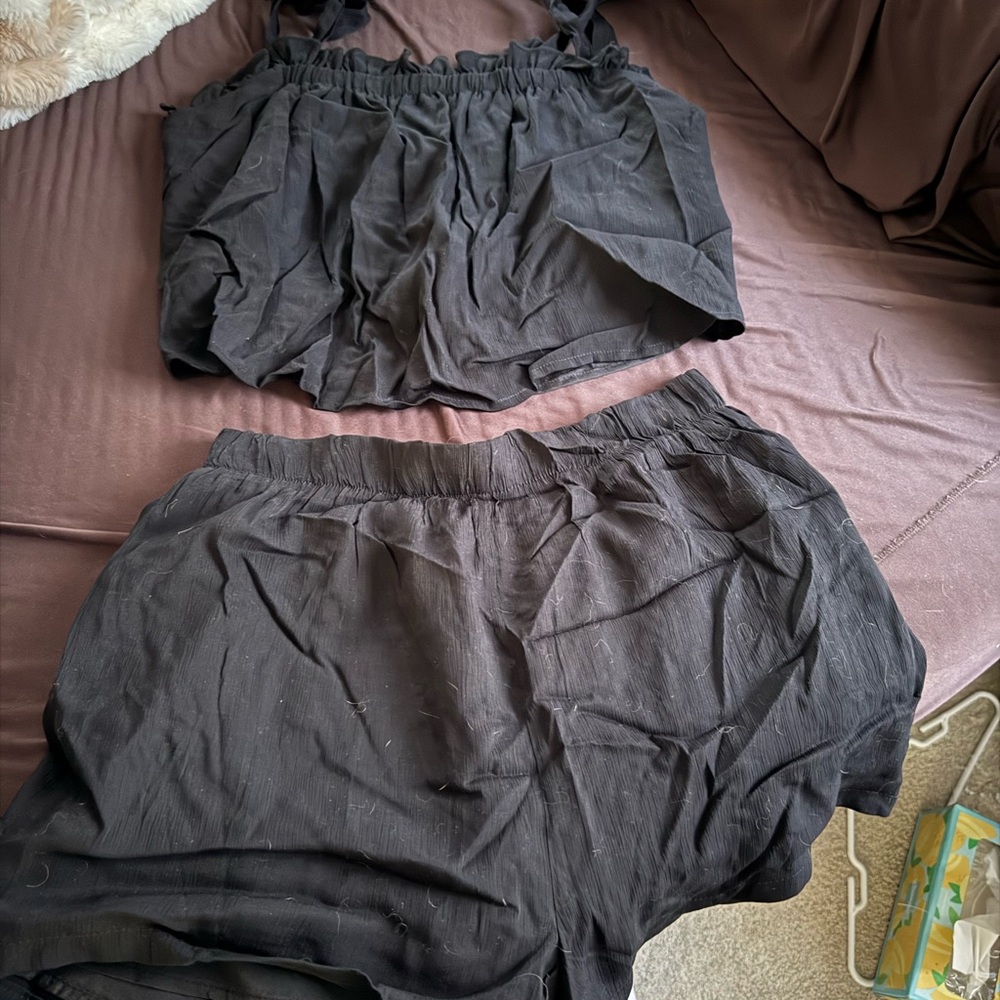 Black Two-Piece Set